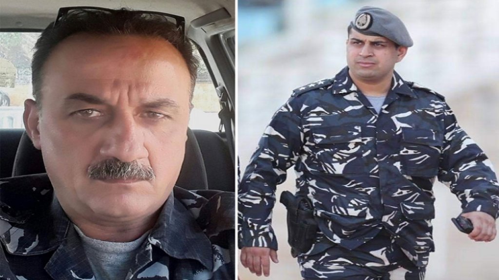 "على مذبح الوطن ارتقيتما"...هكذا نعت قوى الأمن الداخلي الشهيدين المؤهل أول زياد العطار والرائد جلال شريف