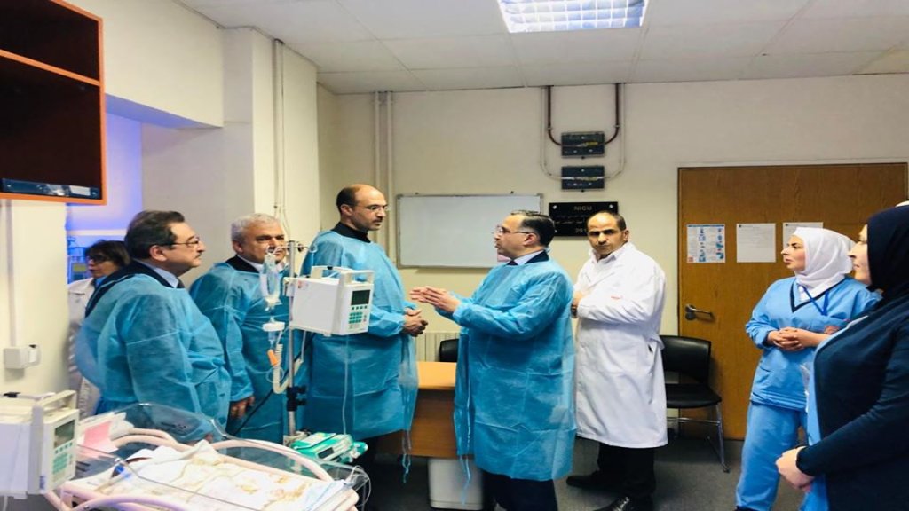 وزير الصحة: بما أن الحالات المشتبهة بالإصابة بفيروس الكورونا المستجد هي بإزدياد مستمر يطلب من جميع المستشفيات الجامعية اجراء التحاليل المتعلقة بالفيروس