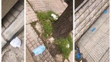 بالصور/ قفازات طبية وكمامات مرمية في الشارع..."بينكبوا بالزبالة ...عامل النظافة مش مضطر يلم قرفك و يمرض بسبب جهلك"!