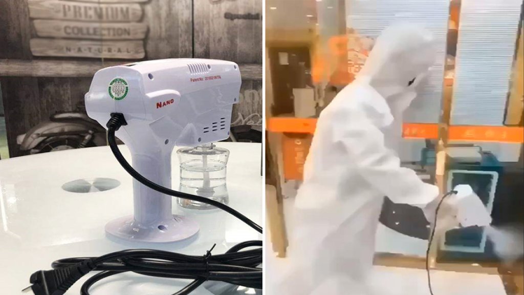 للمهتمين...آلة تعقيم سهلة الإستخدام للإستعمال داخل المنازل أو المكاتب والمباني...متوفرة للطلب جملة ومفرق