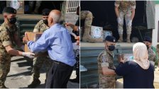 بالصور/ الجيش اللبناني وزّع حصص غذائية للعائلات في مناطق الشمال