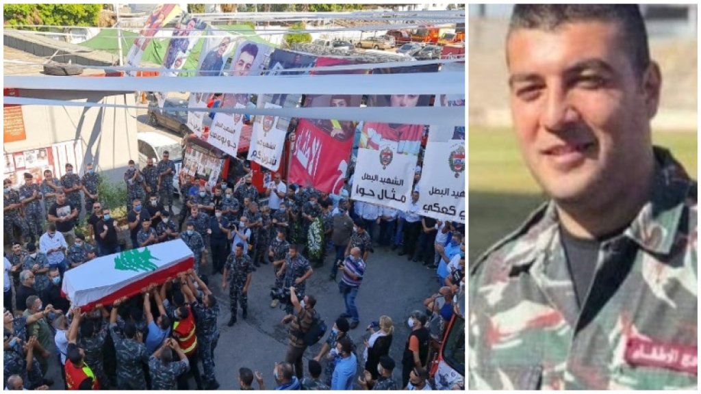 بالفيديو/ الوداع الأخير للعنصر في فوج اطفاء بيروت الشهيد "جو بو صعب" الذي قضى جراء إنفجار المرفأ