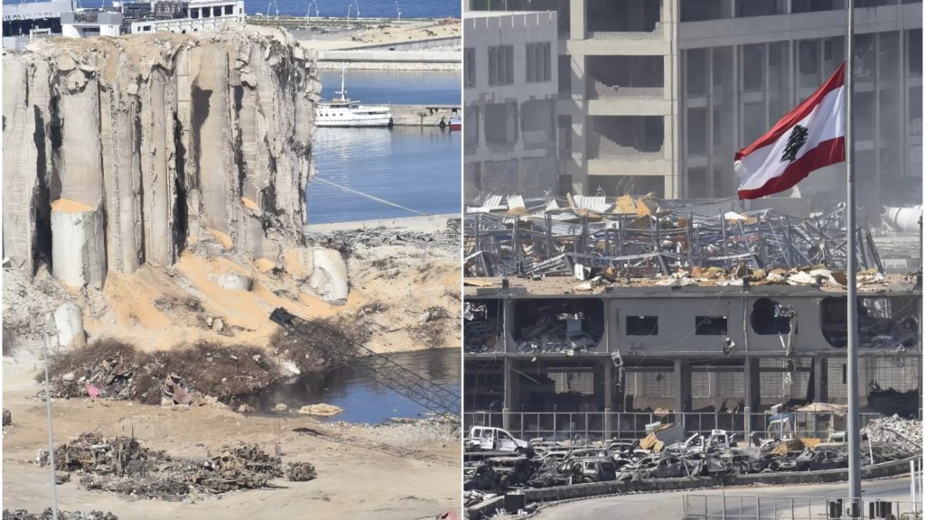 بالصور/ لم يبقَ سوى منازل مخلّعة وشوارع فارغة...شهران على انفجار المرفأ الكارثي وهكذا بدا المشهد!