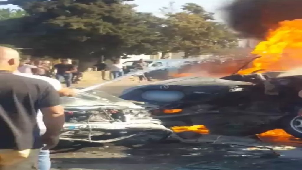 بالصور/ قتيل و3 جرحى في حادث السير المروع الذي وقع على مفرق البزالية