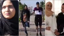 بالفيديو/ عن الثنائي كوثر وأنور.. تعرفا على بعضهما يوم بُترت ساق كوثر وتزوجا رغم معارضة الأهل متحديان الصعاب سوياً!