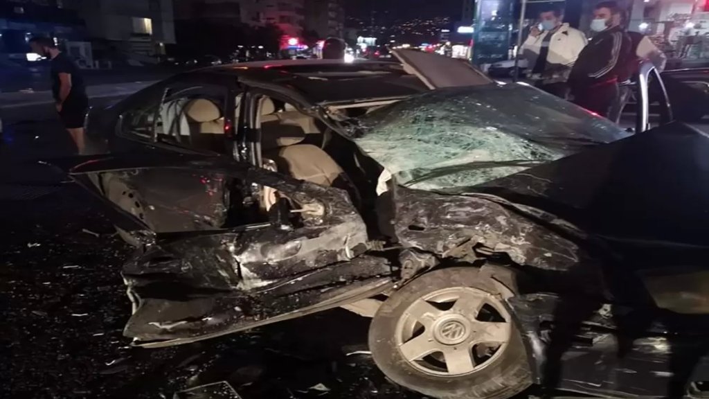 بالصور/ قتيل في حادث سير مروع فجراً عند تقاطع الاتحاد الجديدة