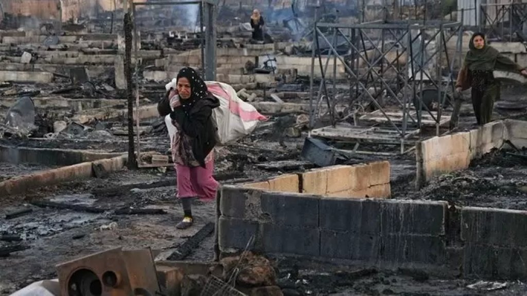 الخارجية السورية تعرب عن أسفها للحريق الذي تعرض له مخيم ​اللاجئين: سوريا تجدد الدعوة للمواطنين للعودة إلى وطنهم وتهيب بالقضاء اللبناني معالجة هذا الحادث