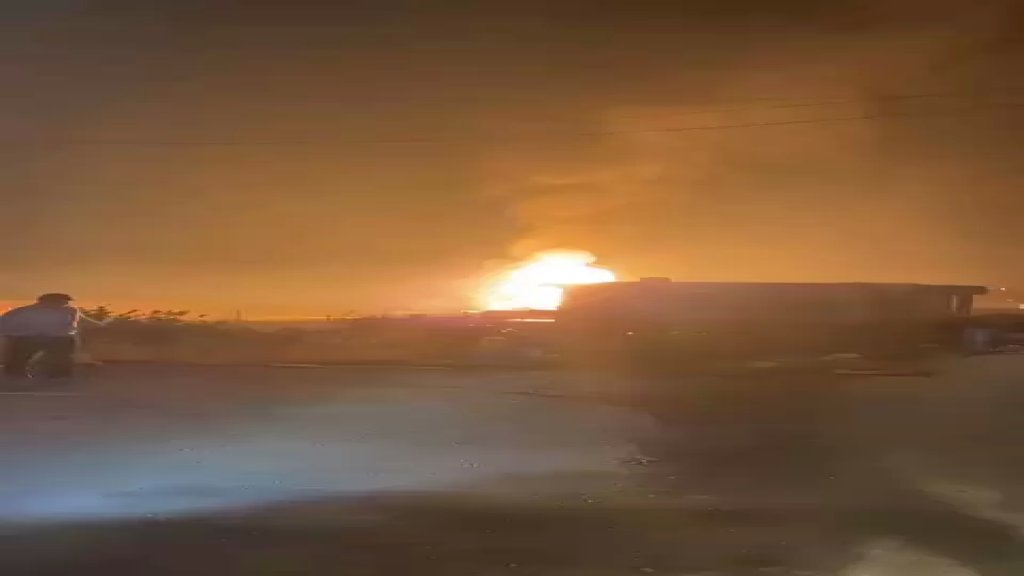 فيديو آخر متداول للانفجار في مستودع لقوارير الغاز في بلدة القصر - الهرمل 