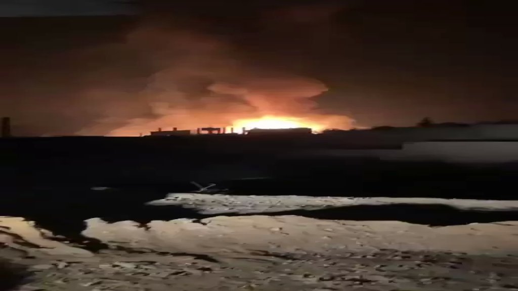 بالفيديو / إنفجار مستودع لقوارير الغاز في بلدة القصر الحدودية