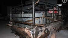 بالصورة/ الجيش: ضبط  بيك اب محمل بـ 2000 ليتر من المازوت في محلة قبش- القصر اثناء محاولة تهريبه الى سوريا	