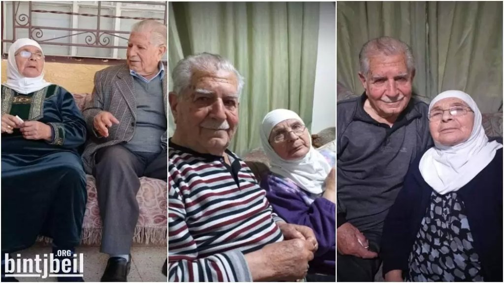 الحاج أسعد والحاجة ذيبة من بلدة علي النهري.. عاشا بحب حتى نهاية سنواتهما التسعينية إلى أن فرّقتهما كورونا