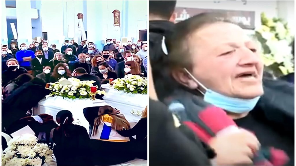 بالصور والفيديو/ زغرتا الحزينة تودع الشابيّن الياس ونعمة اللذين رحلا في حادث مروّع...ووالدة أحدهما: "يامو شبّ زغير قلبي محروق عليك"