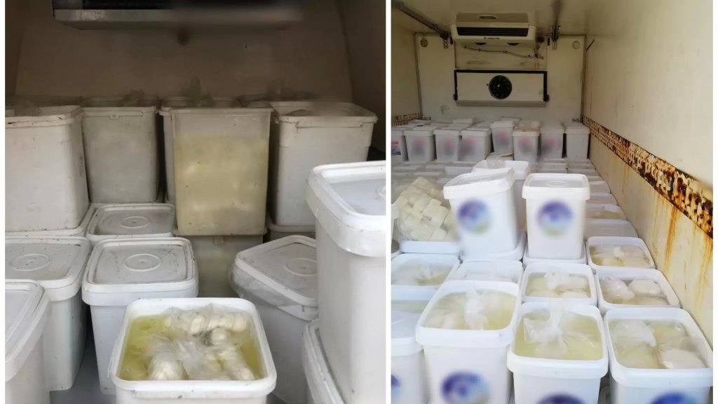 بالصور/ تقدر بـ 10 أطنان...الجمارك اللبنانية تضبط أجبان سورية مهربة تبين انها غير صالحة للإستهلاك بعد خضوعها للفحص!