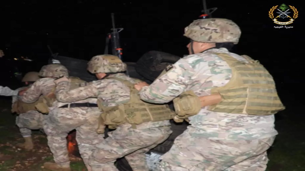 الجيش اللبناني يداهم مخيمات للنازحين في قضاء زحلة ويعثر على مسروقات