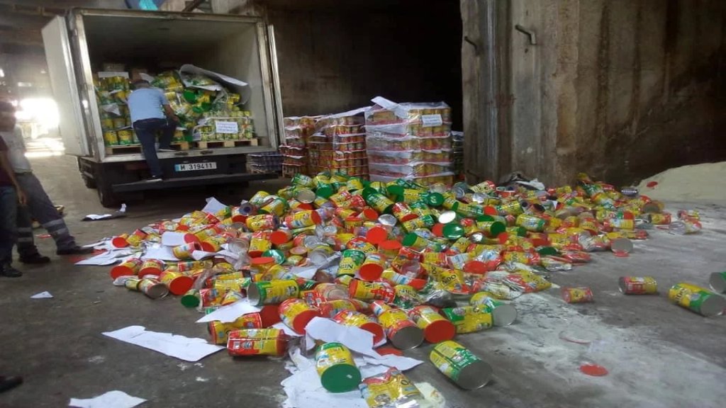 بعدما كانت مخبأة..إتلاف 20 طنًا من حليب الأطفال لانتهاء تاريخ صلاحيتها (Lebanon Times)