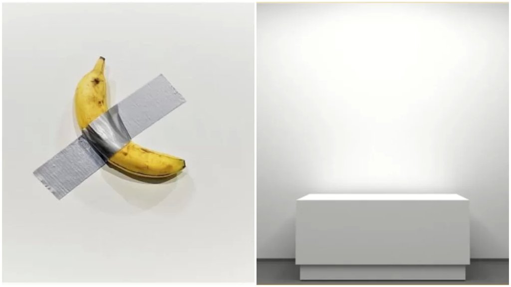 بعد أكثر من عام على بيع لوحة الموزة الملصقة بالحائط.. بيع منحوتة وهمية من الفراغ بأكثر من 18 ألف دولار!