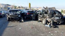 بالفيديو/ حادث مروع على اوتوستراد السعديات باتجاه الجية.. سقوط 6 جرحى نتيجة تصادم بين 7 مركبات!