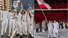 بالصور/ لحظة دخول الوفد اللبناني إلى حفل افتتاح أولمبياد طوكيو رافعًا العلم اللبناني