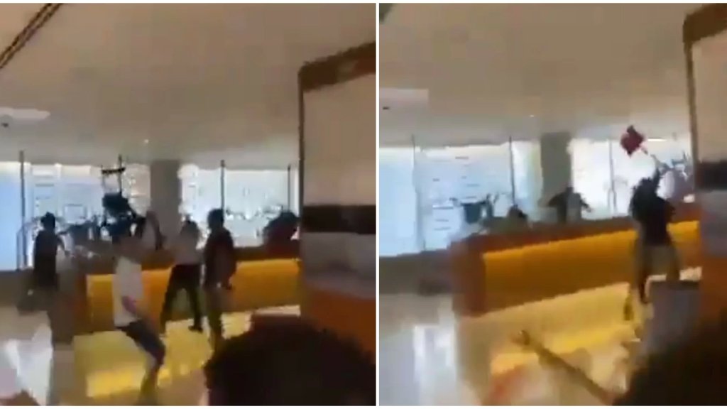 بالفيديو/ إشكال وتكسير داخل أحد المطارات... وتوضيح لأمن مطار بيروت: "الشريط مفبرك وهو في مطار آخر ونتمنى عدم الأخذ في الشائعات التي تهدف إلى ضرب صورة لبنان وسمعته"