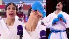 بالفيديو/ بعدما أهدت مصر الميدالية الذهبية في الكاراتيه في أولمبياد طوكيو.. البطلة فريال عبدالعزيز باكية بعد تتويجها: شكرً لأمي، أمي، أمي، ده إنجازك والله