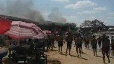 بالصور/ انفجار قارورة غاز في استراحة على شاطئ الغازية الشعبي يوقع 7 جرحى