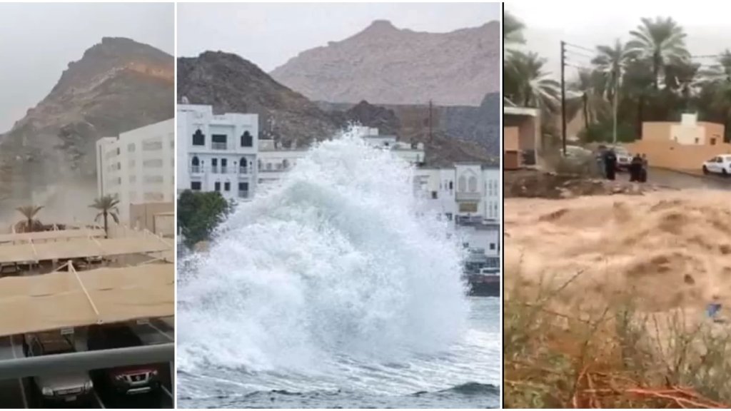 بالفيديو/ مشاهد صادمة من إعصار شاهين الذي يضرب عُمان!