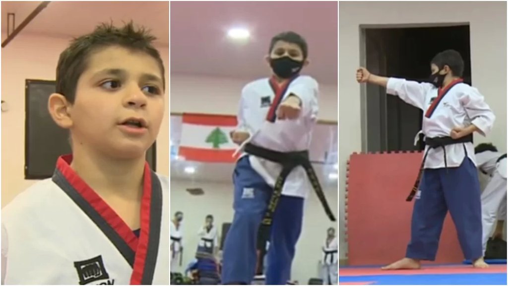 بالفيديو/ "واجهت السرطان مرتين وهلأ أنا بطل عالمي".. عن الصغير جاد الذي توج بطل عالم للبومسي بلعبة التايكوندو ورفع اسم لبنان!