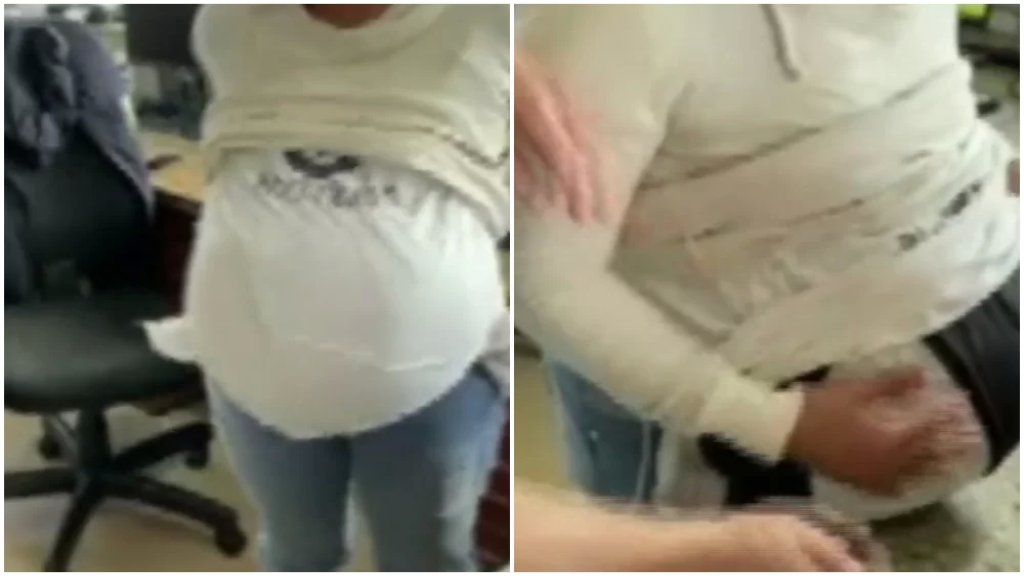 بالفيديو/ القبض على امرأة "حبلى" بالمخدرات في البرازيل بعدما كشفها كلب بوليسي!