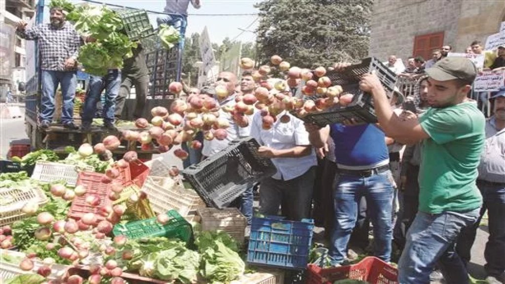 "أول تحركهم سيكون برمي انتاجهم".. الترشيشي: المزارعون سيصعدون بدءاً من الأسبوع المقبل!