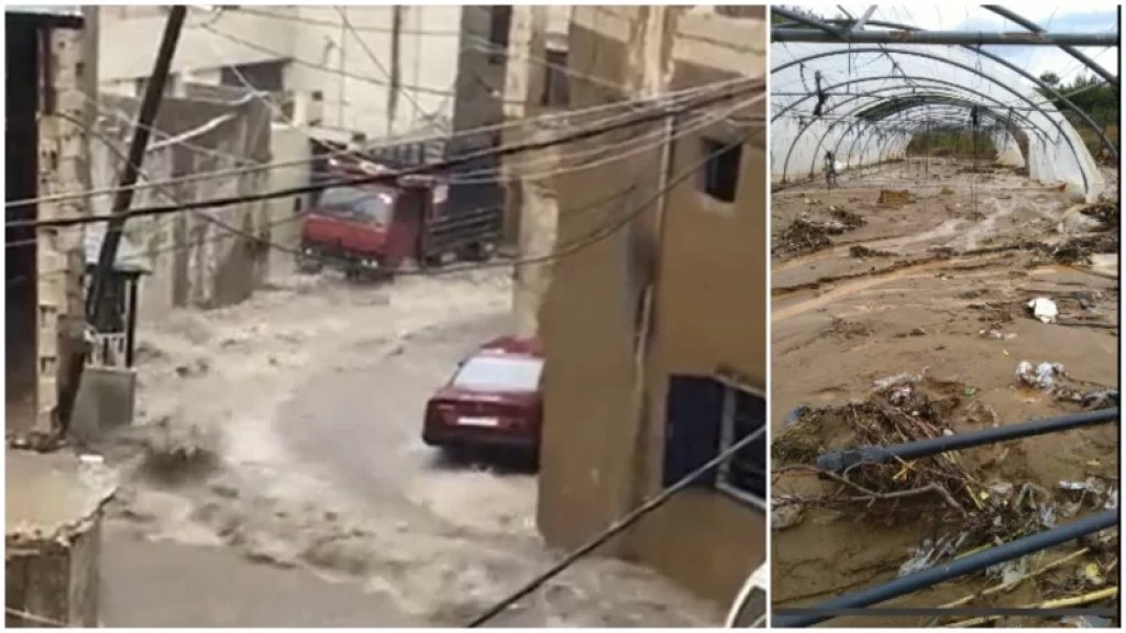 الخسائر كبيرة بسبب العاصفة.. انفجار محول كهرباء وأضرار بالمزروعات والطرق!