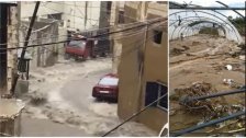 الخسائر كبيرة بسبب العاصفة.. انفجار محول كهرباء وأضرار بالمزروعات والطرق!