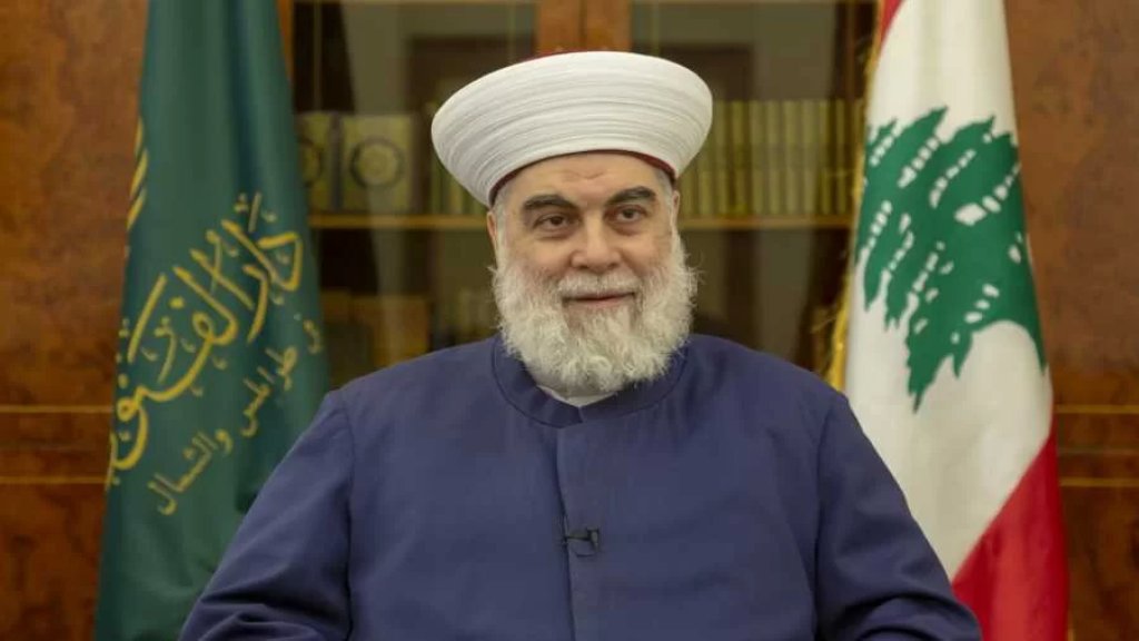 مفتي طرابلس: لا مكان للإثم في بلدنا تحت مسمى الحرية