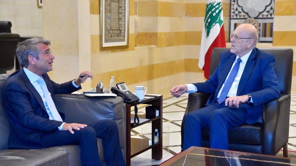 ميقاتي عرض مع وزير الطاقة نتائج زيارتيه إلى مصر والعراق.. "أكدّ لنا الاخوان جهوزيتهم لضخ الغاز وهم في انتظار الضوء الأخضر الأميركي"