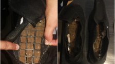 عناصر التفتيشات أحبطوا محاولة إدخال كمية من حشيشة الكيف مخبّأة داخل عقب حذاء رياضي إلى سجن القبة!