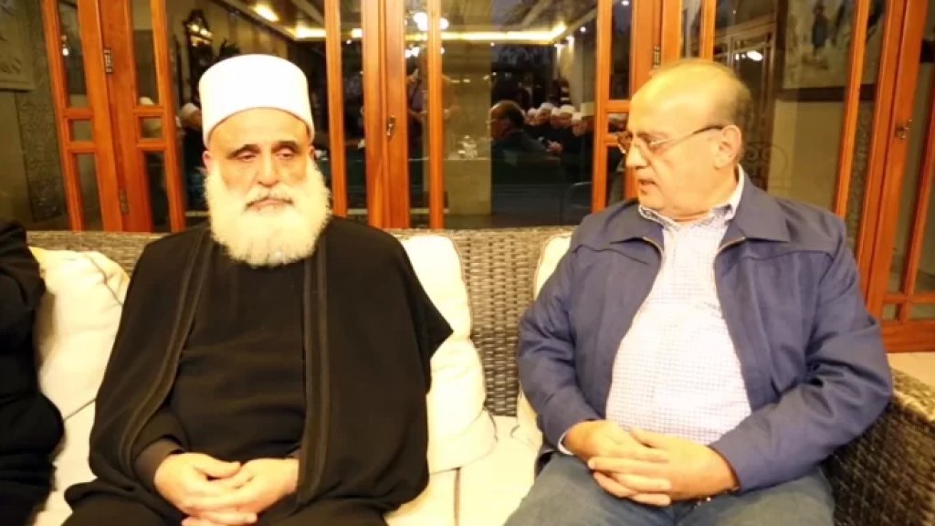 وهاب خلال استقباله الشيخ أبو المنى: نحن كطائفة إلى حد ما ظُلمنا ولا أحد يمكنه التعاطي معنا كطائفة درجة ثانية!