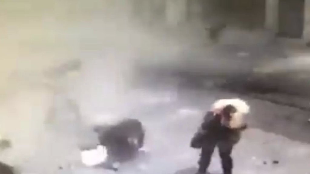 فيديو  ينتشر تحت عنوان اللحظات الأولى لانفجار اسطنبول.. تبين انه يعود للـ2016