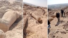 بالصور/ محاولة سرقة تمثال "رمسيس الثاني" في مدينة أسوان في مصر!