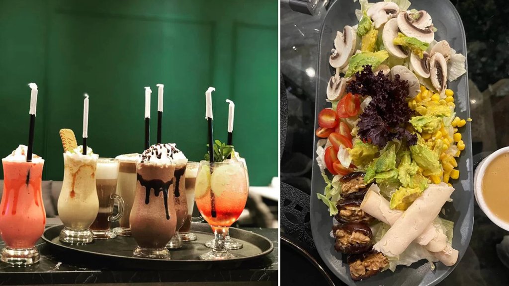 بين القعدة "البيتوتية" والتراس الخارجي Street 18 Resto Cafe ناطركم بالنبطية!
