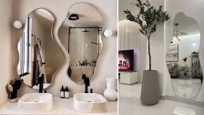 مرايا فخمة بأشكال وأحجام فريدة لمنزلك، اختر الشكل والمقاس الذي يناسب تصميم الغرف من Miraya