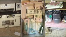 بالصور/ الجيش ينفذ عملية دهم في بريتال ويضبط مصنع يحوي آلات لتزوير العملة وعددًا كبيرًا من الدولارات المزورة