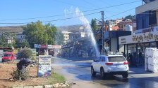 بالفيديو/ "نافورة جديدة" على دوار حاروف!