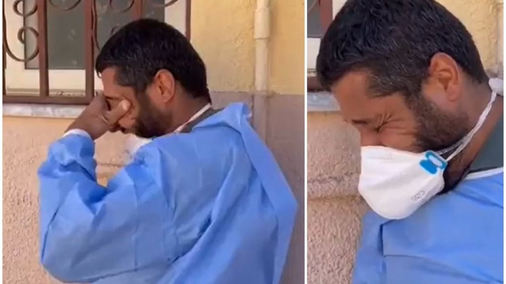 بالفيديو/ طبيب ليبي ينهار باكيًا على الهواء عند حديثه عن العدد المهول لضحايا الإعصار "دانيال"