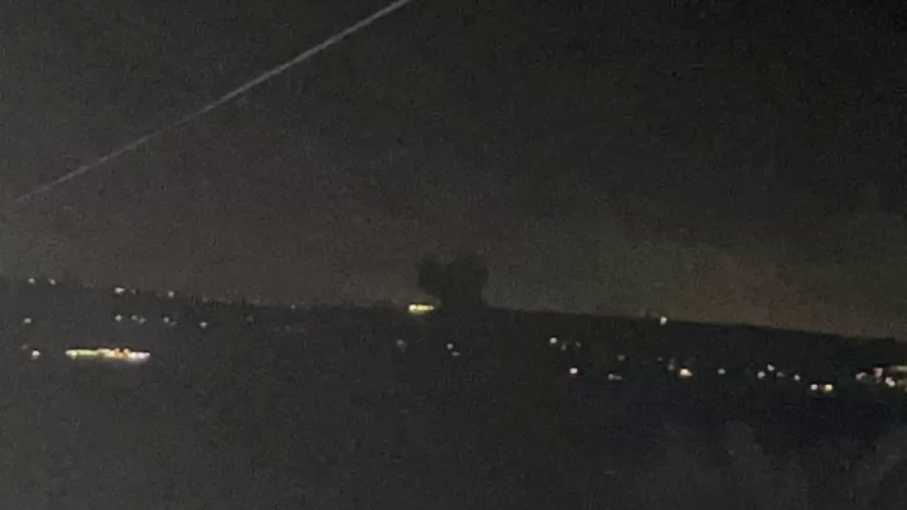 الطائرات الاسرائيلية نفذت غارة على خراج بلدة الضهيرة في قضاء صور