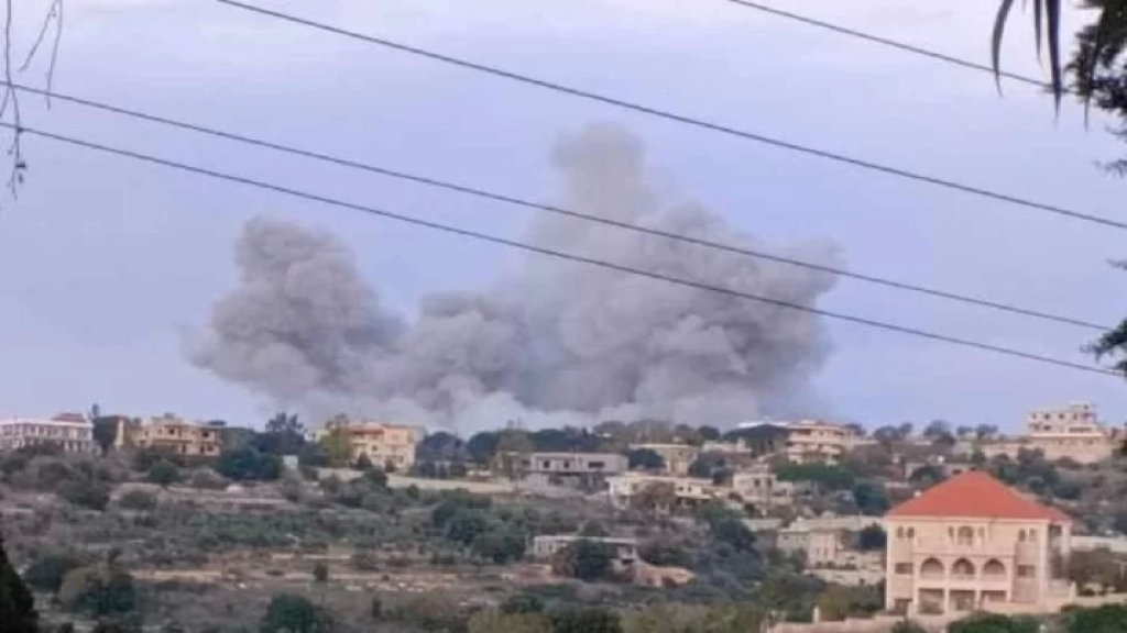 غارة إسرائيلية استهدفت بئر المصلبيات/ أطراف بلدة حولا