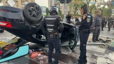 بالفيديو/  انقلاب سيارة الوزير الإسرائيلي ايتمار بن غفير وتعرّضه لإصابة نقل على اثرها للمستشفى