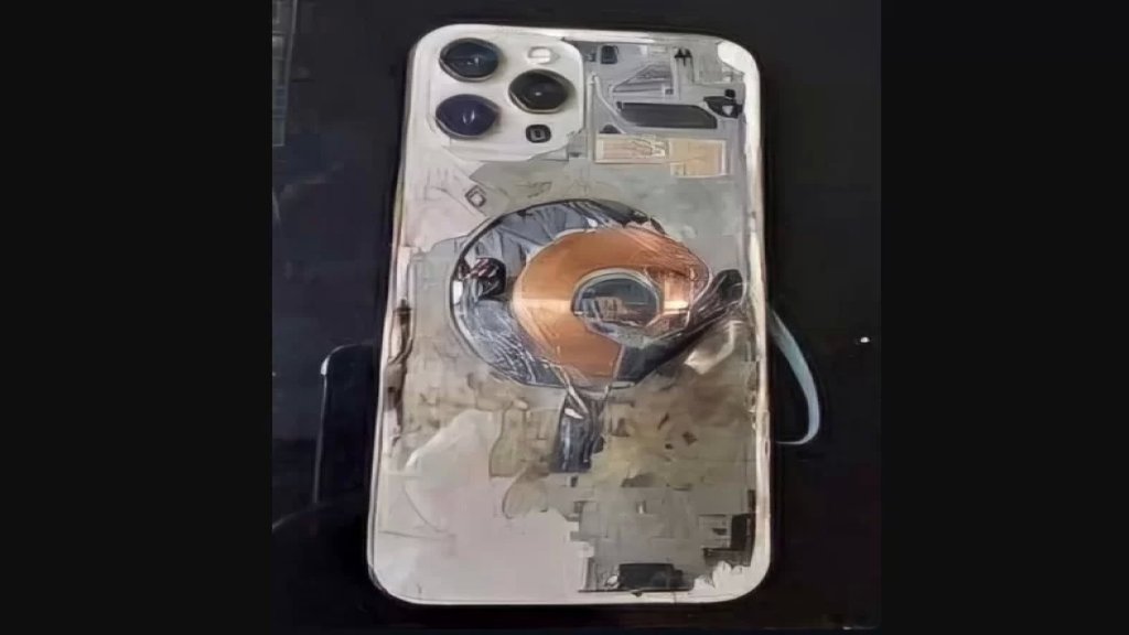  لا صحة للخبر المتداول حول إنفجار جهاز "آيفون" تزامنًا مع تفجير الأجهزة اللاسلكية اليوم في لبنان....  الصورة قديمة