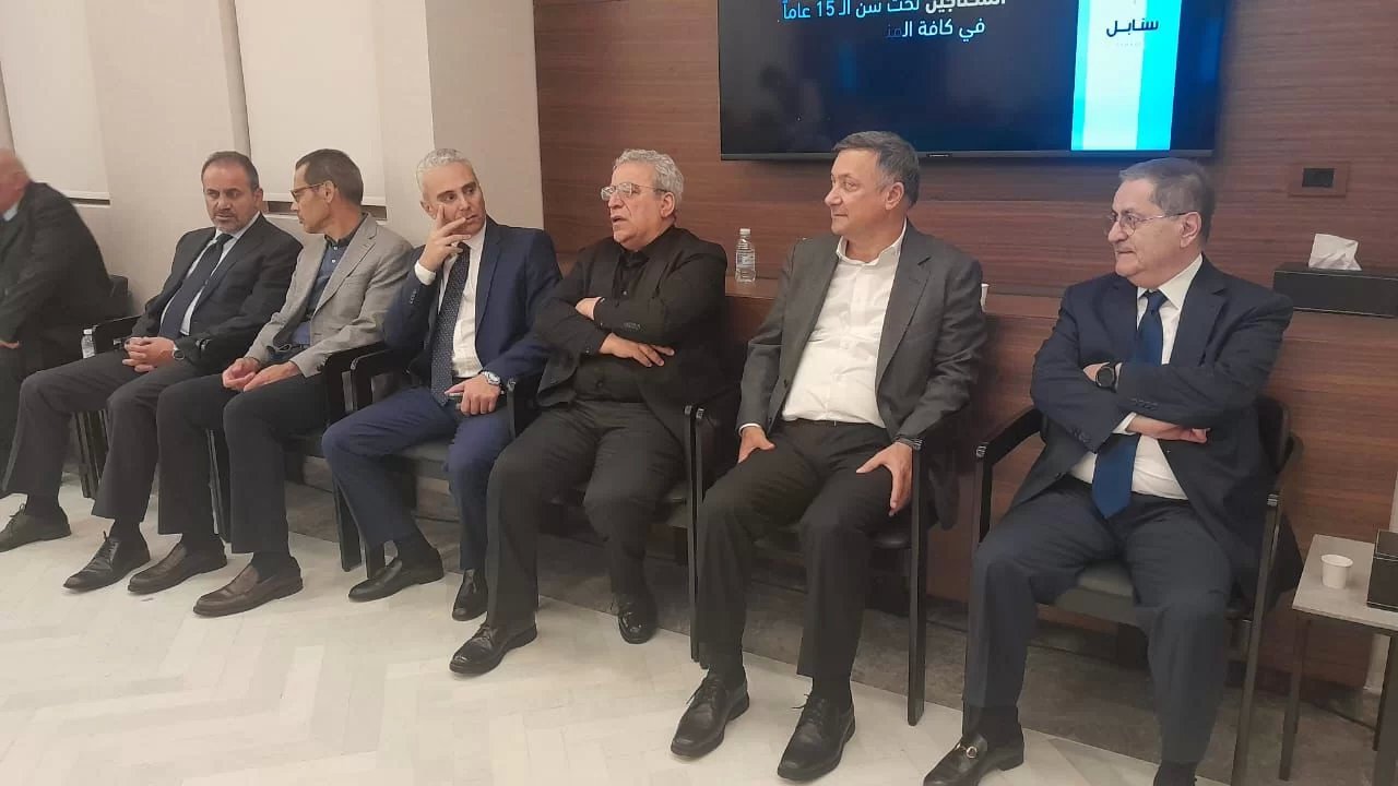 النائب ميشال موسى النائب ناصر جابر قنصل سفارة مصر محمد المشادي النائب فادي علامة المحامي يوسف البعيني