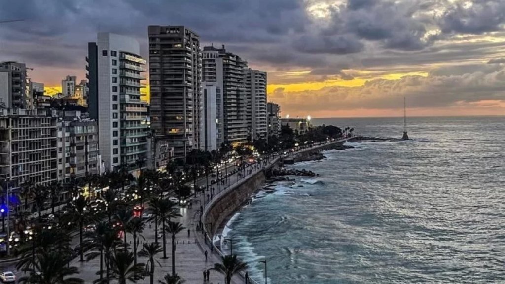 لبنان يتأثر بمنخفض جوي محدود الفعالية يستمر تأثيره حتى يوم السبت