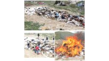 بالصور/ قوى الأمن تُتلف كميّة كبيرة من المواد المُخدّرة في مكبّ ضهر البيدر المستحدث... من بينها أكثر من نصف طن من "حشيشة الكيف"، و54,864 كلغ "ماريجوانا"و37,849,362 حبّة "كبتاغون"!