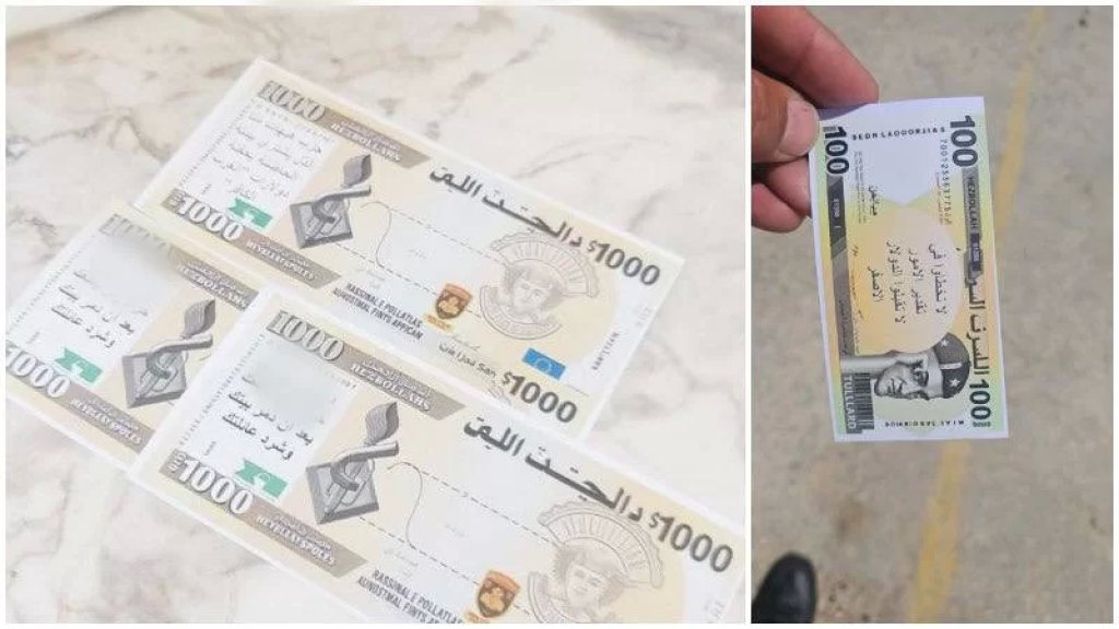درون إسرائيلية تلقي عملات مزيفة فوق بلدية الناقورة